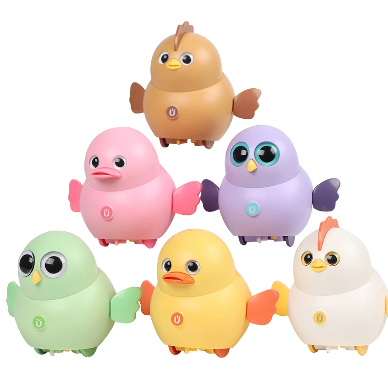 Пластиковая электрическая Интерактивная прогулочная цыпленка Симпатичные качающиеся магнитные игрушки милый питомец качающийся животными для цыплят с автоматическим изменением