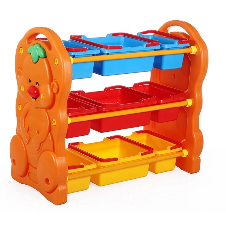 Creative Diy Kids Cabinet Plastic Storage Plastic Bookshelf For Dolls House