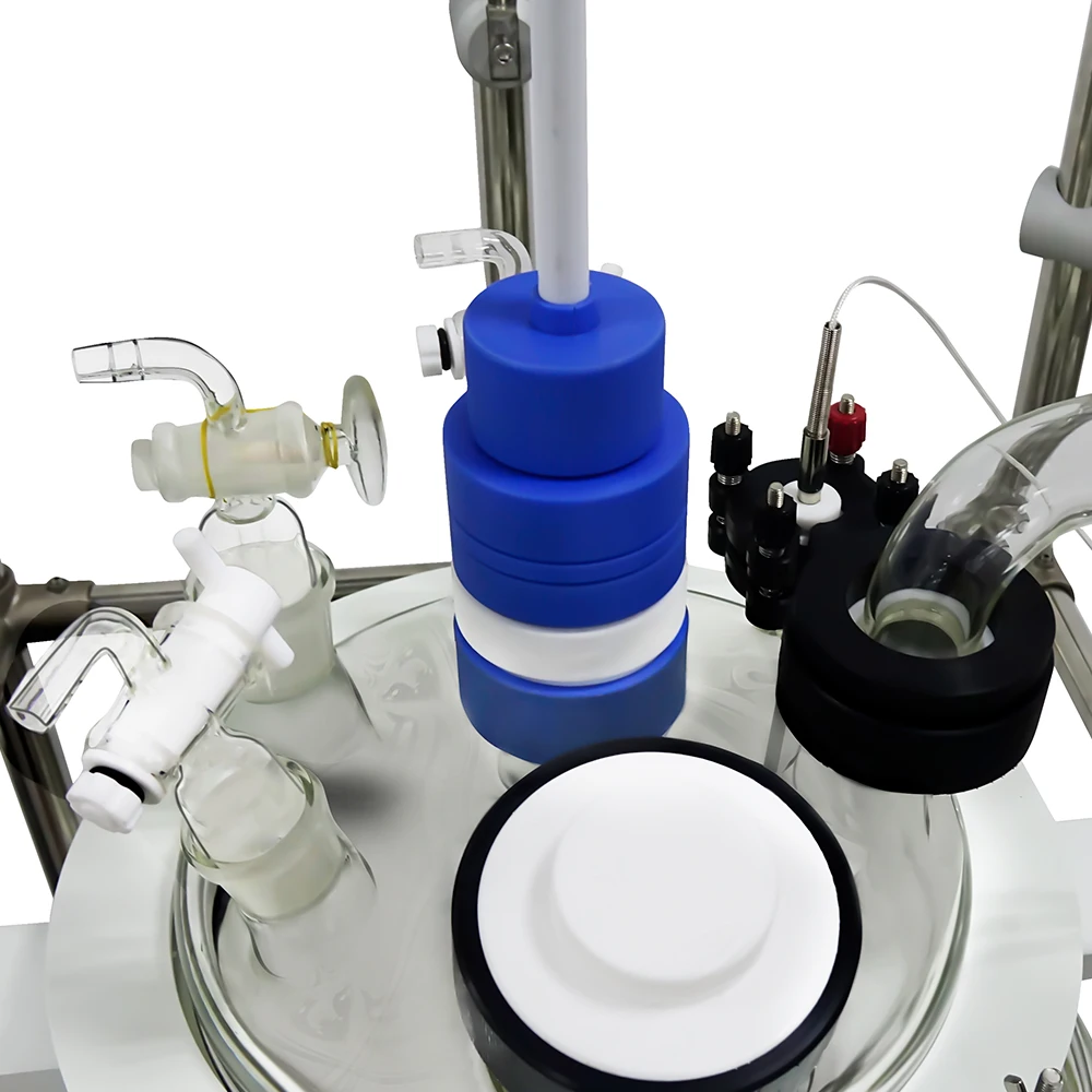 High Quality Lab Use Chemical Machine 100 Liter Single Jacketed Glass Lined Reactor