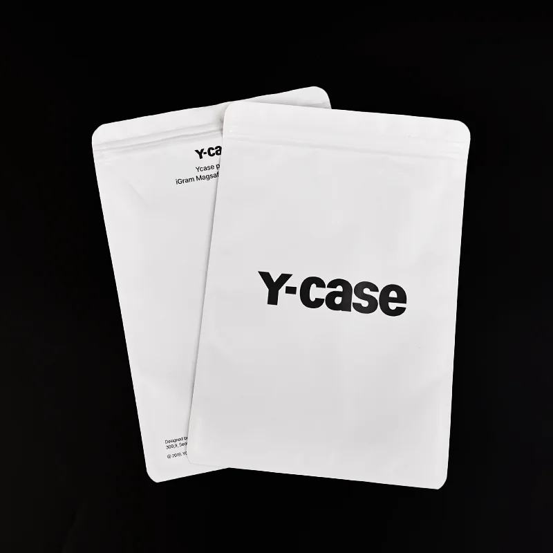 Customized Matt ziplock seal phone cases packaging aluminum foil self-sealing composite plastic bag