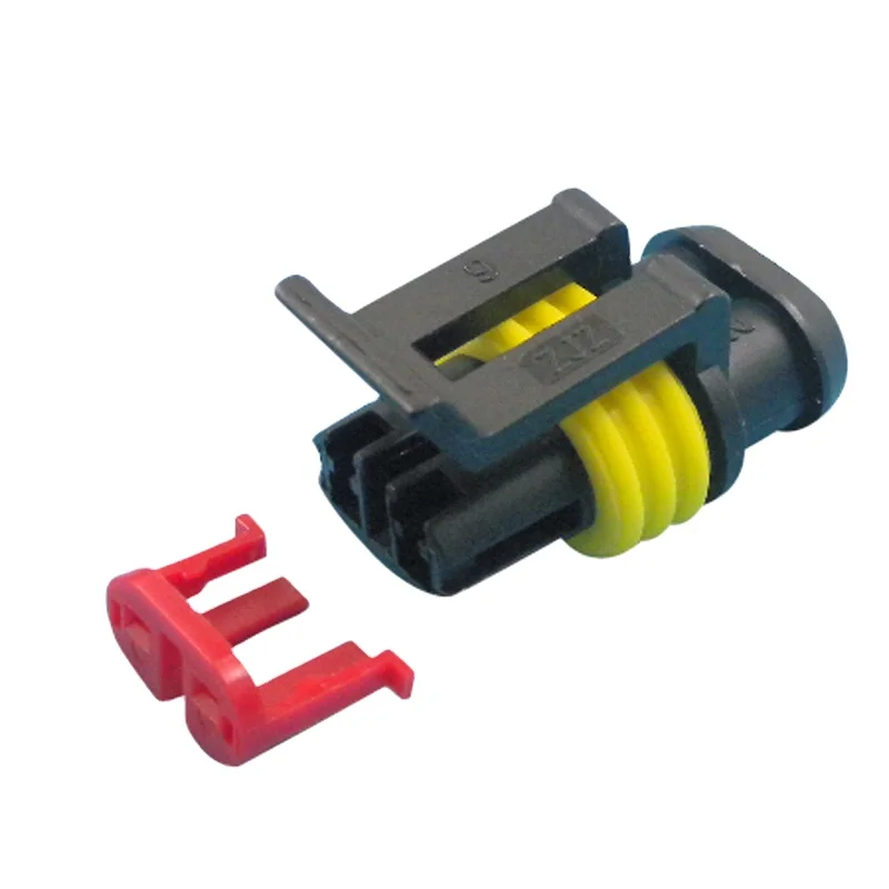 AMP dj7021-1.5-21  pa66 gf25 automotive plug connectors 2 pin connector waterproof