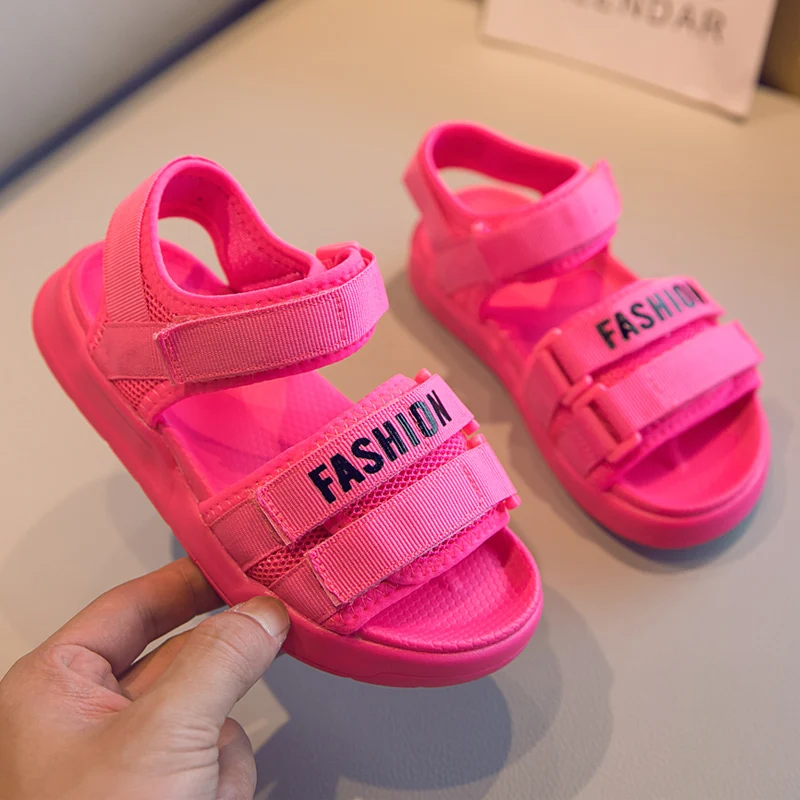
2020 latest fashion comfortable flat kids shoes cute children sandals 