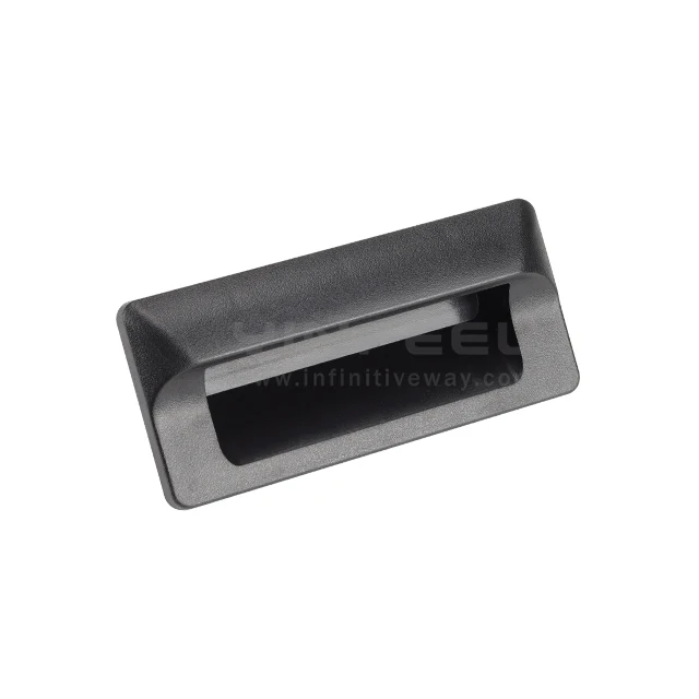 Concave shaped embedded plastic handle Model IF-STF-50110