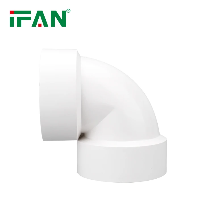 IFAN Wholesale Eco-Friendly PVC Drainage Fittings 6 Inch UPVC Pvc Fittings ASTM2665 Elbow Tee Plug PVC Connector Pipe Fitting