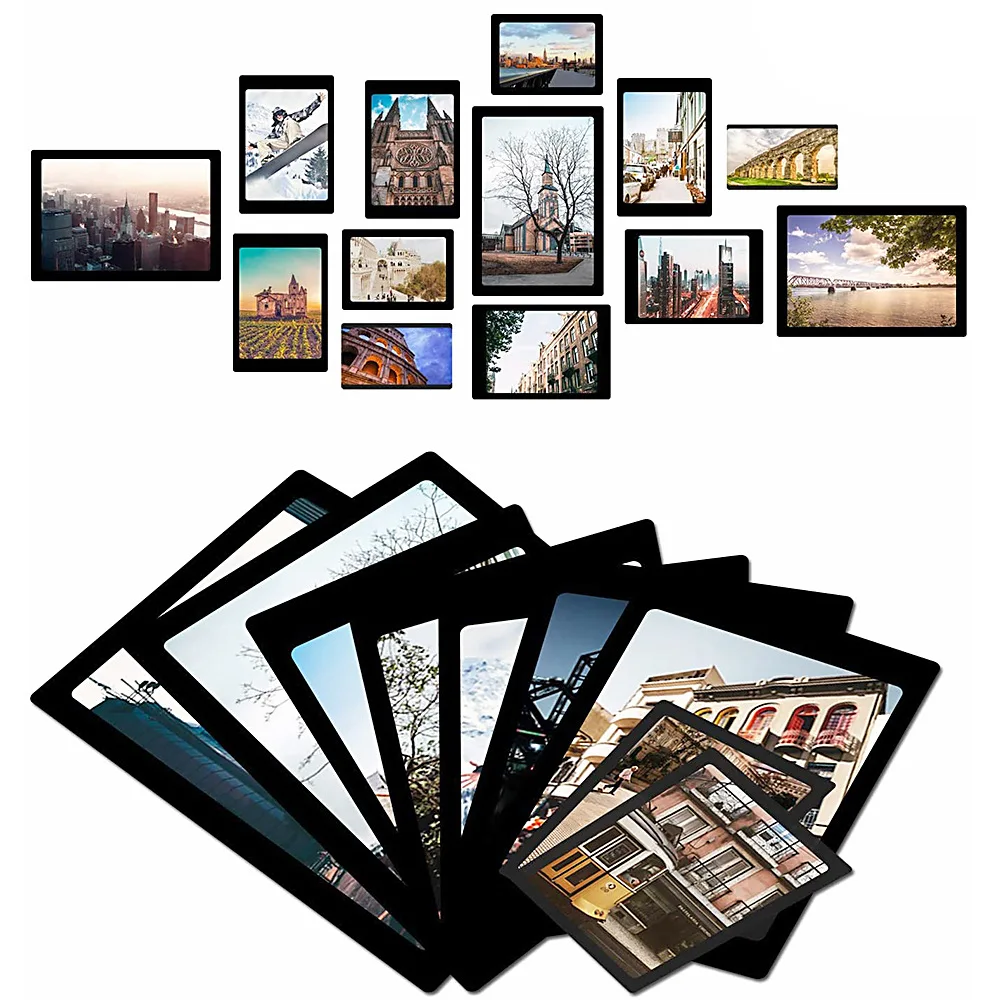 Maglory Custom Strong Magnetic Frame for Fridge Magnet Picture Frame Holder Magnetic Picture Collage Frame for Refrigerator