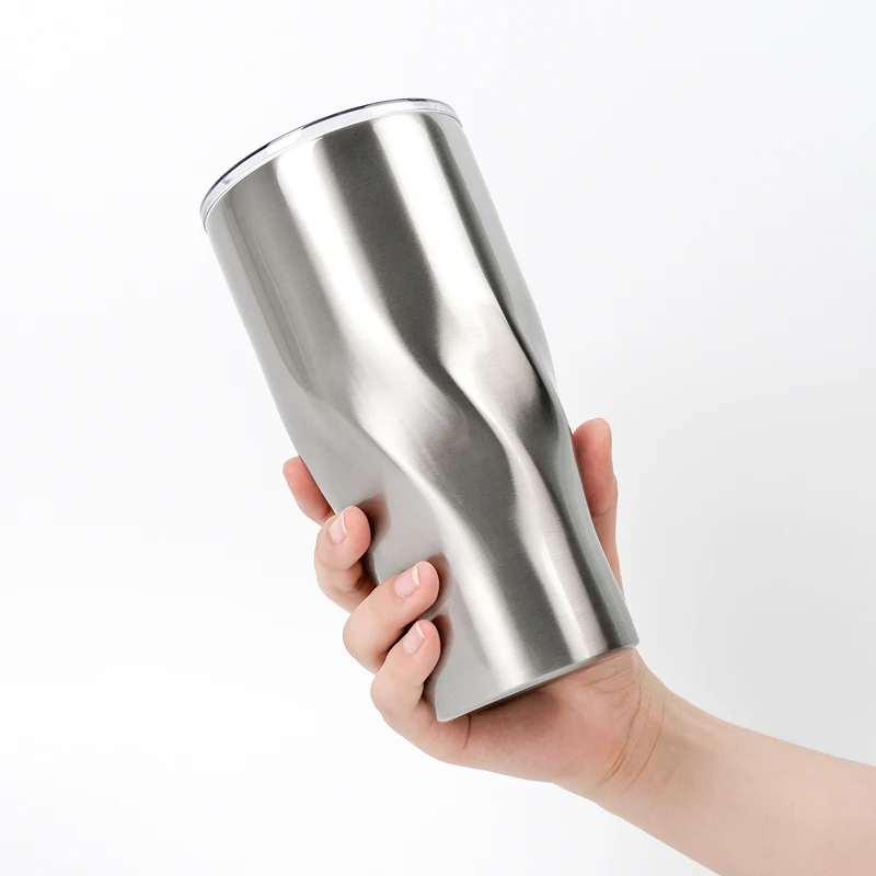 New arrival Coffee Cup Metal Thermo Mug Stainless Steel Tumbler with Lids