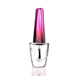 Empty vodka10ml glass bottle with fancy nail polish bottle