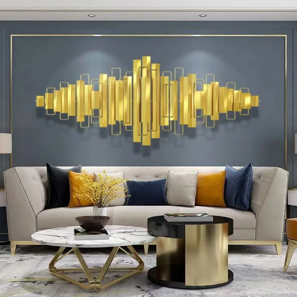 150x60cm Wall decoration pendant hanging TV background wall creative living room bedroom decoration porch iron wall decoration