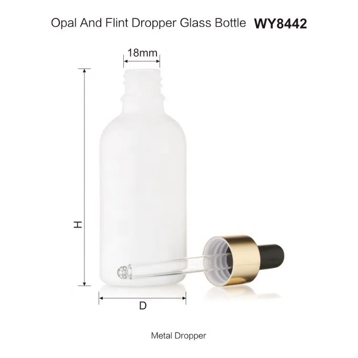 10/30/50ml white porcelain essential oil bottle Stock bottle Glue head dropper bottle