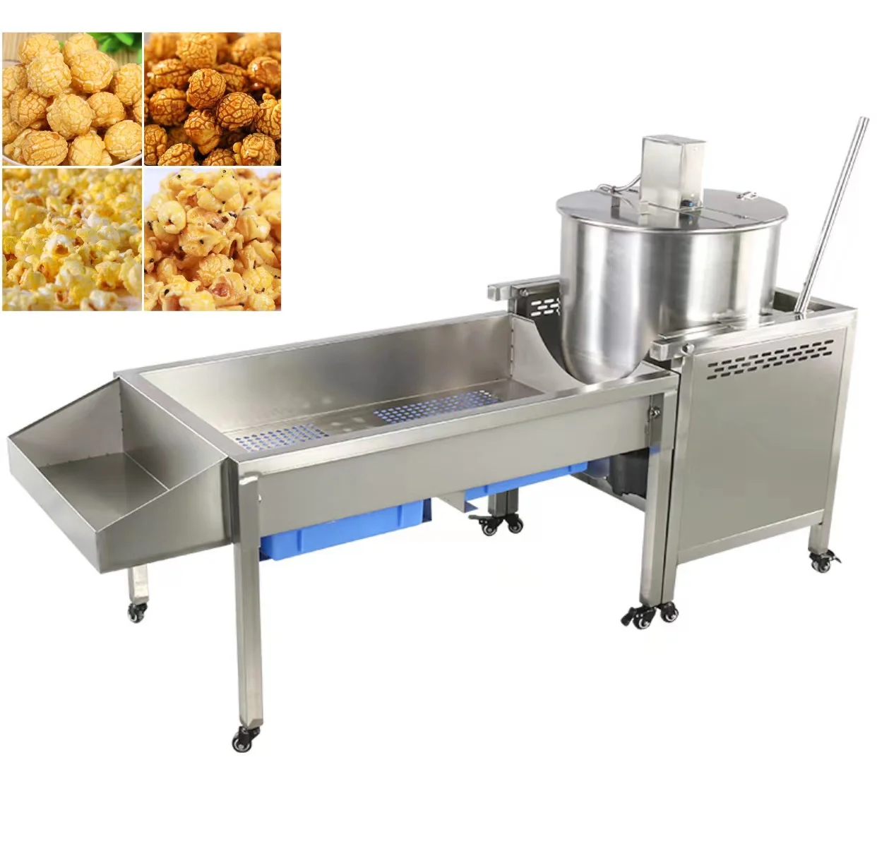 Commercial gas pop corn caramel popcorn machine/Hot sale gas popcorn maker commercial ball popcorn machine for USA