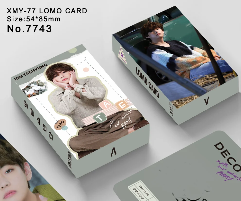Новинка набор Kpop Bangtan Boys DECO альбом Lomo Cards jk v suga jimin j-hope 30 шт./компл. фотокарты Фотокарта Lomo
