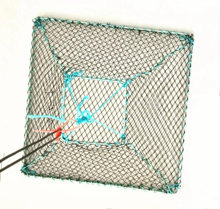 2023 new design Foldable Galvanized steel wire frame Crab Trap cage