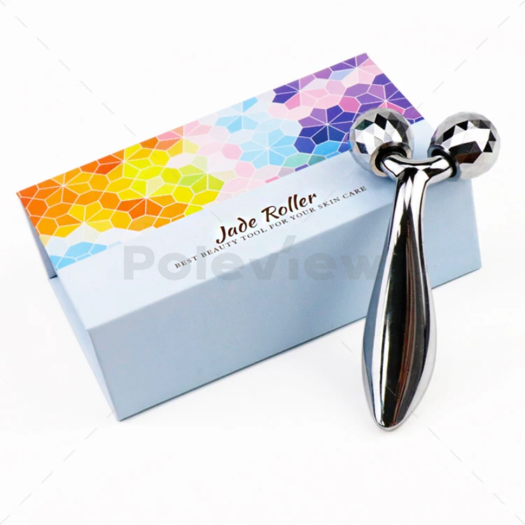 
 Новый продукт, частная торговая марка, высокое качество, мини-Антивозрастной уход за кожей, Y-образный ролик для лица, 3D массажер для лица  