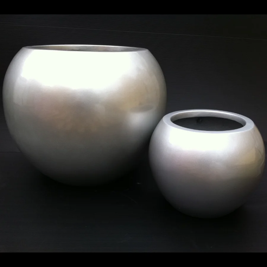 Smart Pots & Planters Best Selling Long-Lasting Create Green Space Custom Size Fiberglass Planter Garden Pots From Vietnam