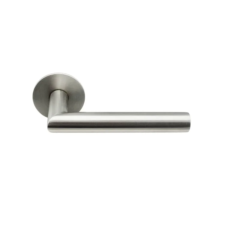 UNITY SR02SL105 Factory Supply Italy style Luxury stainless steel double sided Door Handle Tubular lever door handle Italy