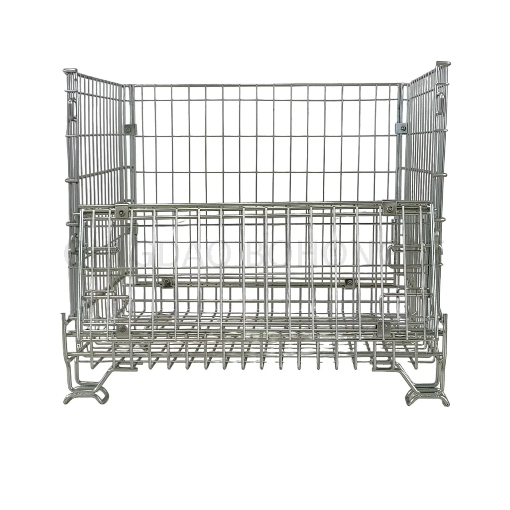 Складной стальной контейнер из проволочной сетки с высоким качеством