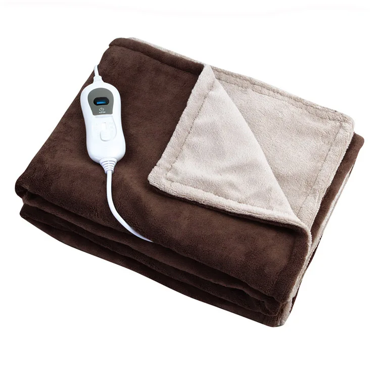 Factory Spot Fast Heating Electric Heating Throw Electric Blanket With Auto-off
