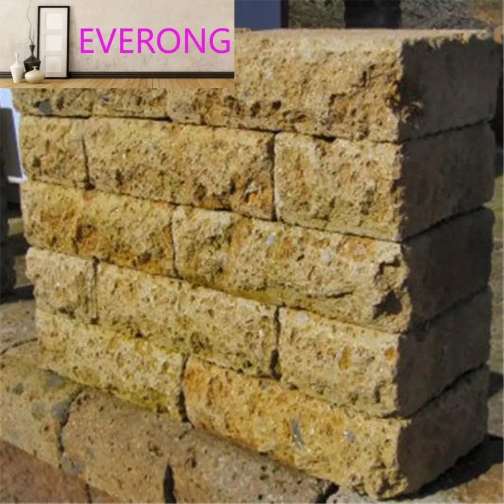 Volcanic Tuff Stone Bricks For Exterior And Interior Wall