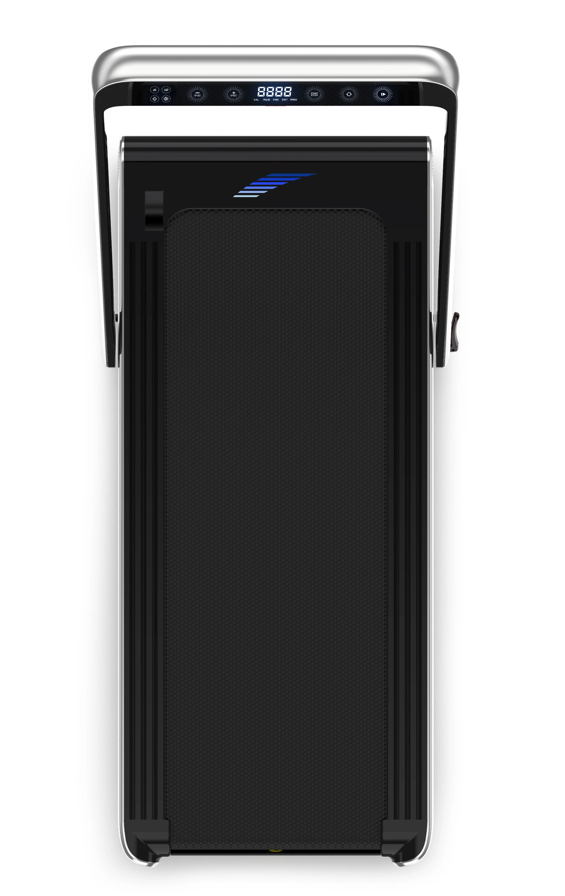 2nd generation cardio 2 in 1 running walking home office calorie burning fitness treadmill wireless heart rate monitoring