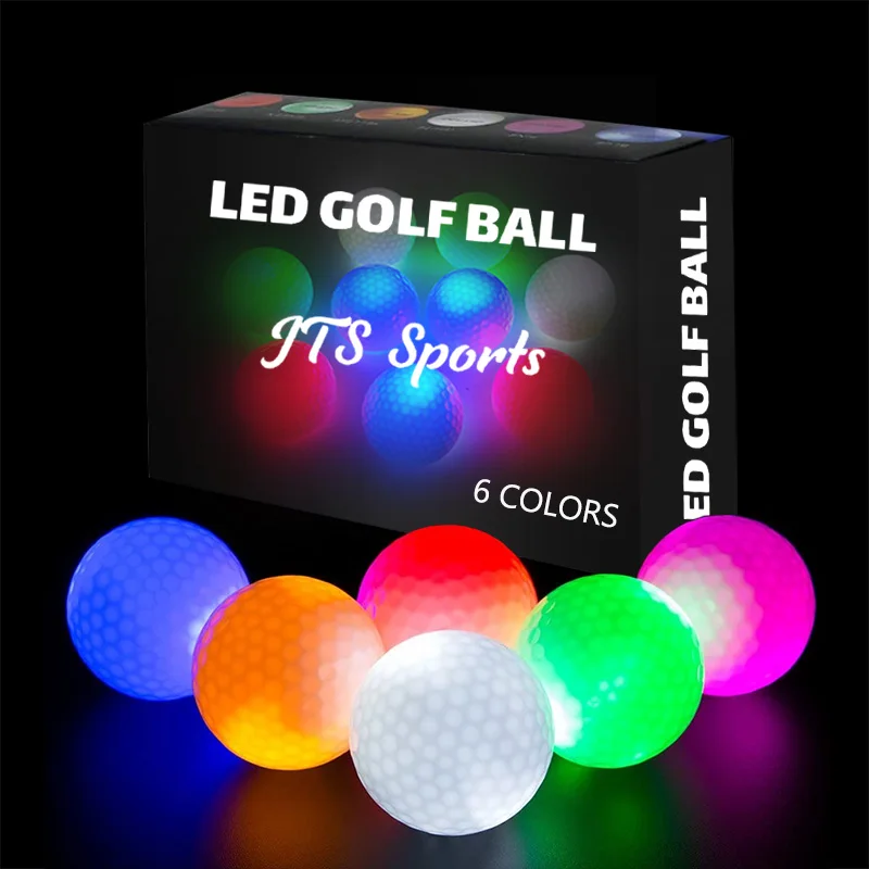 Wholesale 3 Piece Surlyn Light Control Led Golf Ball