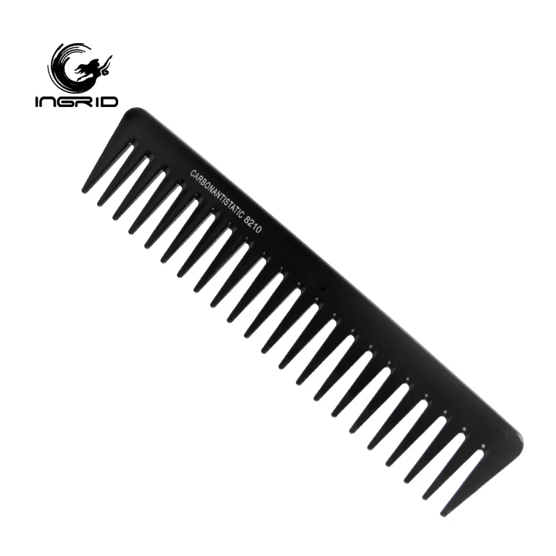 Hair Brush Manufacturer Men Styling Tools Oil Head Comb Brush Anti Static Carbon Fiber Comb