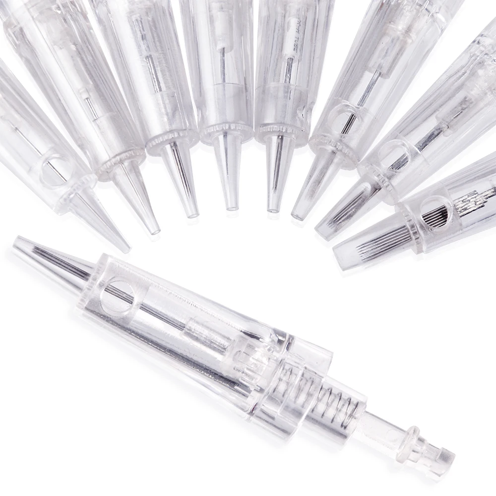 
Eyebrow Tattoo Needles Disposable Bayonet Microblading Cartridge Needles for PMU Permanent Makeup Machine 