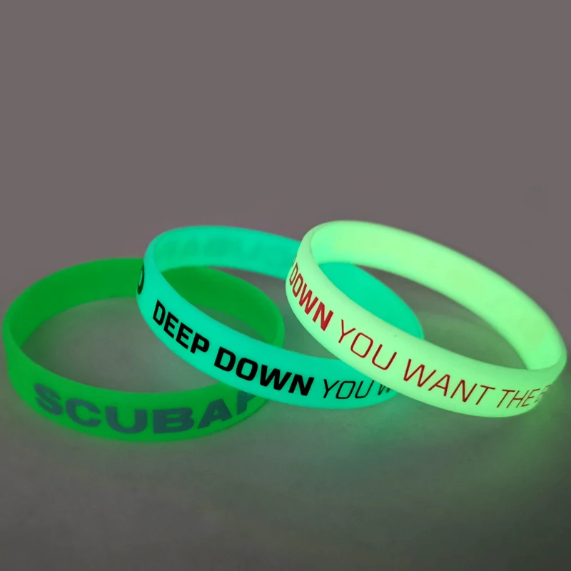 Wholesale Snap Silicone Sport Custom Slap Bracelet, Glow In Dark Reflective PVC Ruler Led Slap Bracelet