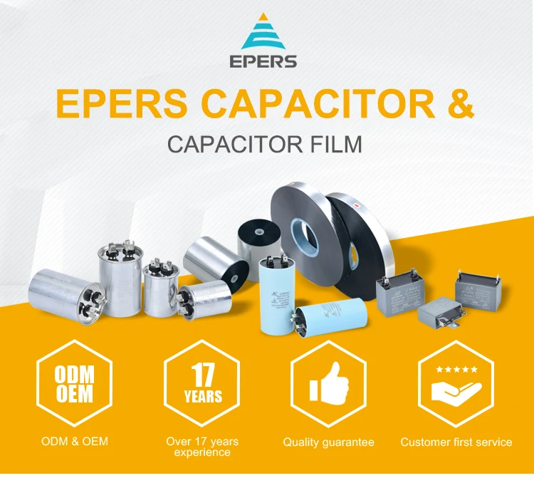 High Insulation Resistance Cbb61 Capacitors Condensateur 0.8Uf  4Uf 500Vac 6Uf 400Vac