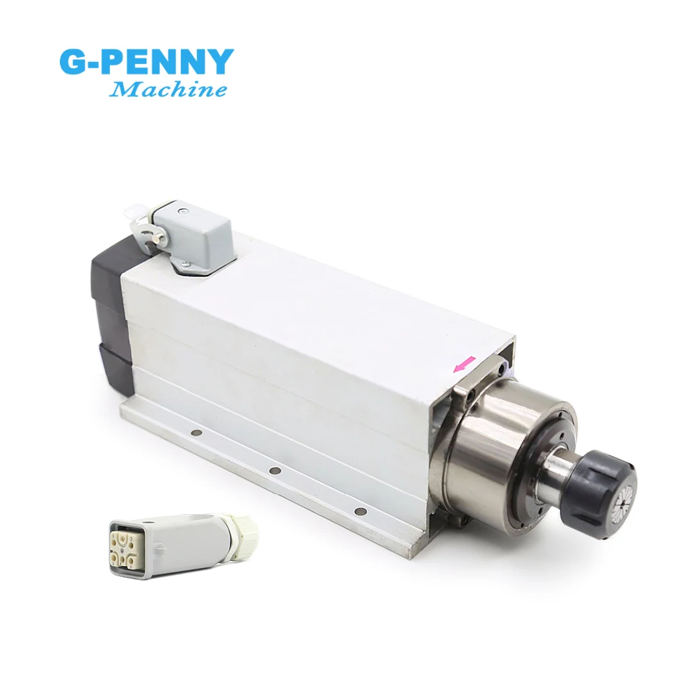 g-penny 4kw ER25 220v/380v air cooled spindle motor 18000rpm cnc spindle motor kit