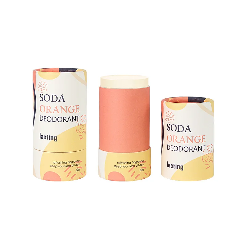 Hot sell Kraft paper  Eco-friendly deodorant lip balm lipstick paper tube twist up tubes