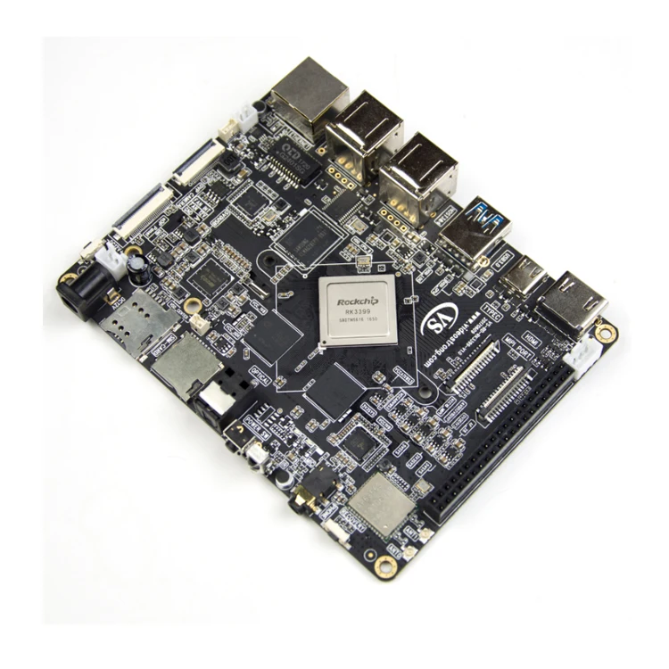  RK3399 Смарт макетная плата 4G/32G MIPI eDP media player Поддержка OEM ARM доска