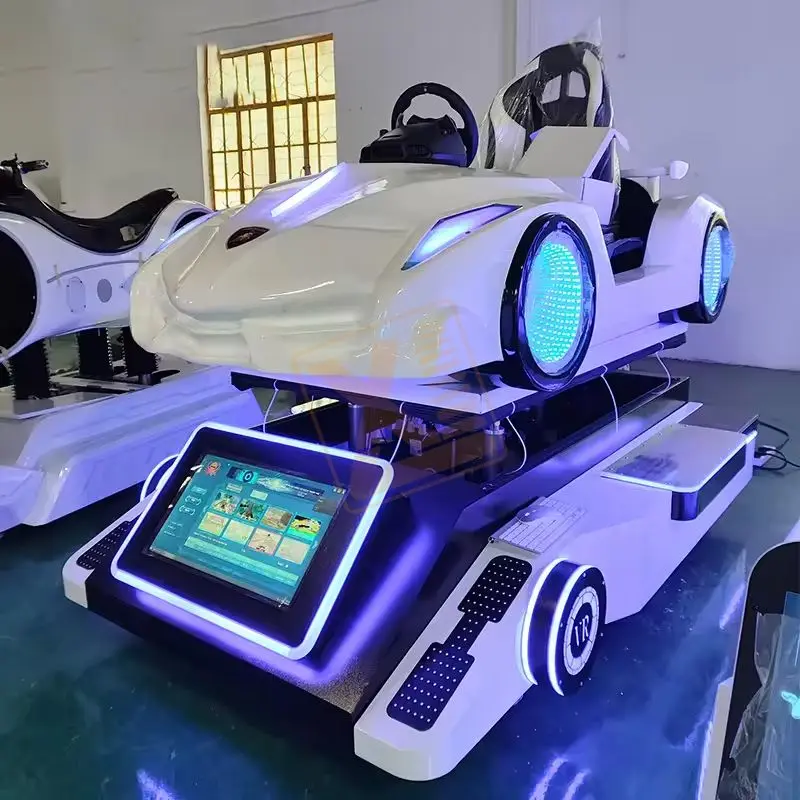 F1 Race Steering Wheel VR Simulator VR Car Racing Simulator at Shopping Mall
