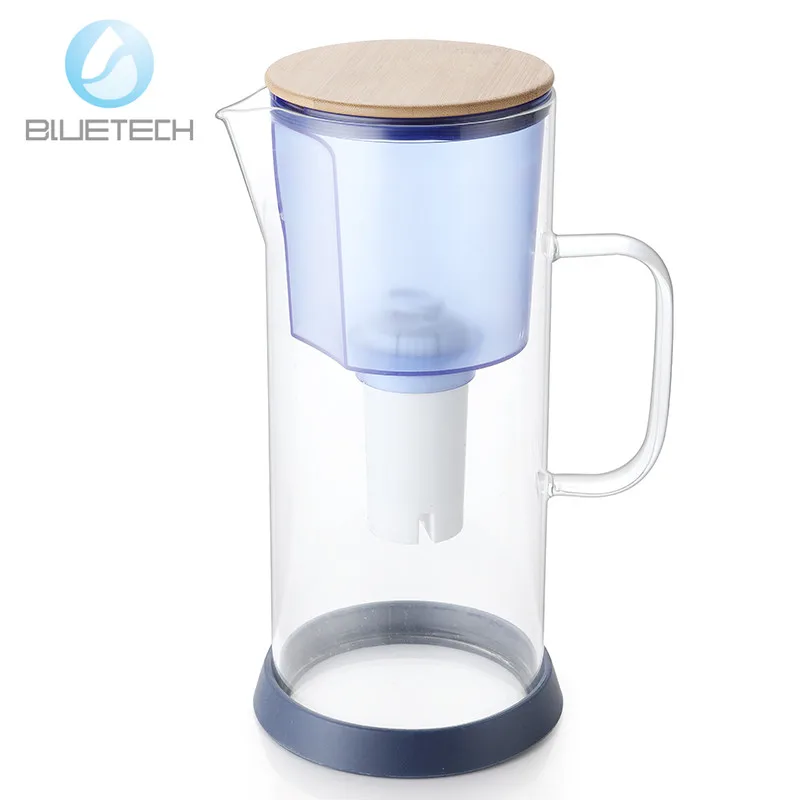 Заводская цена, стеклянный графин л, очиститель питьевой воды, Щелочной фильтр для воды, Кувшин с ручкой