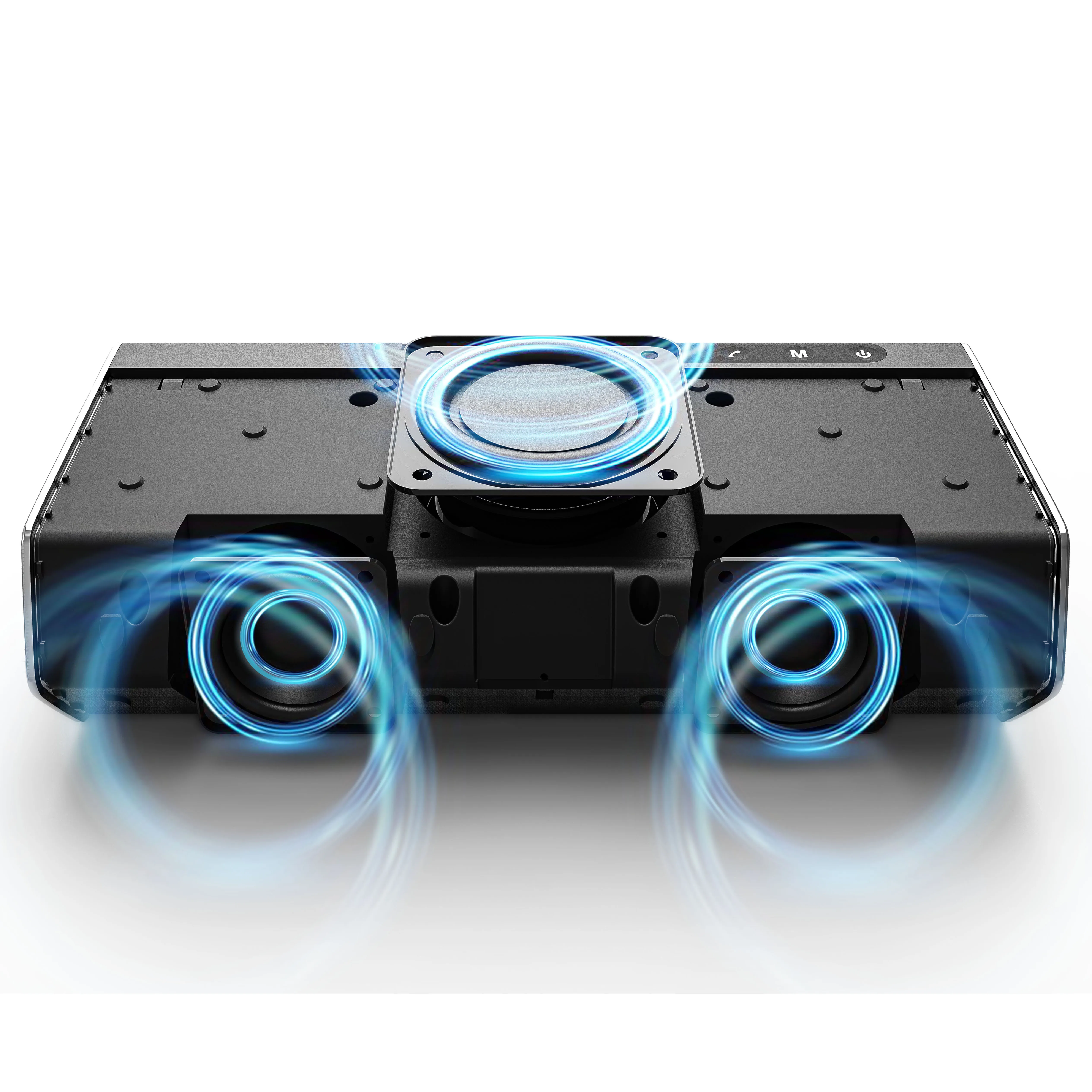 Newest Super Bass speaker Desktop Handsfree speaker hometheater 2.1 Wireless Speaker