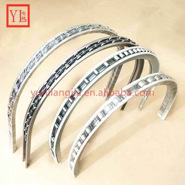 Износостойкий износостойкий кран из алюминиевого сплава для поручней на входе и выходе из тротуарного эскалатора