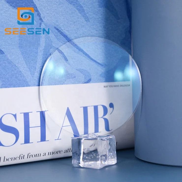 High quality ophthalmic lenses 1.56 blue cut lens UV420 hmc shmc single vision blue blocking optical eyeglass lenses