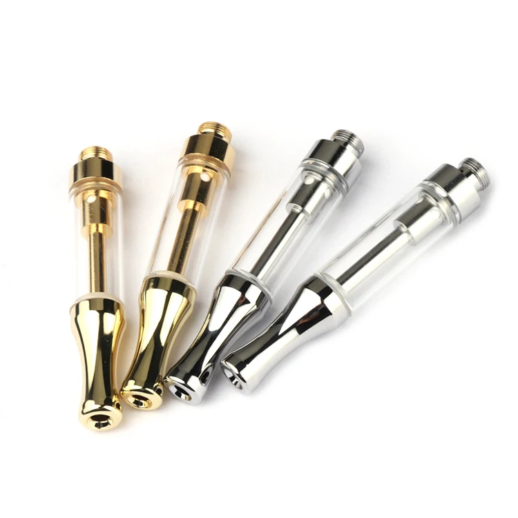 
510 Thread Empty Refillable .5ml 1ml Glass Cbd Cartridge Vape Ceramic Coil Cbd Oil Cartridge 