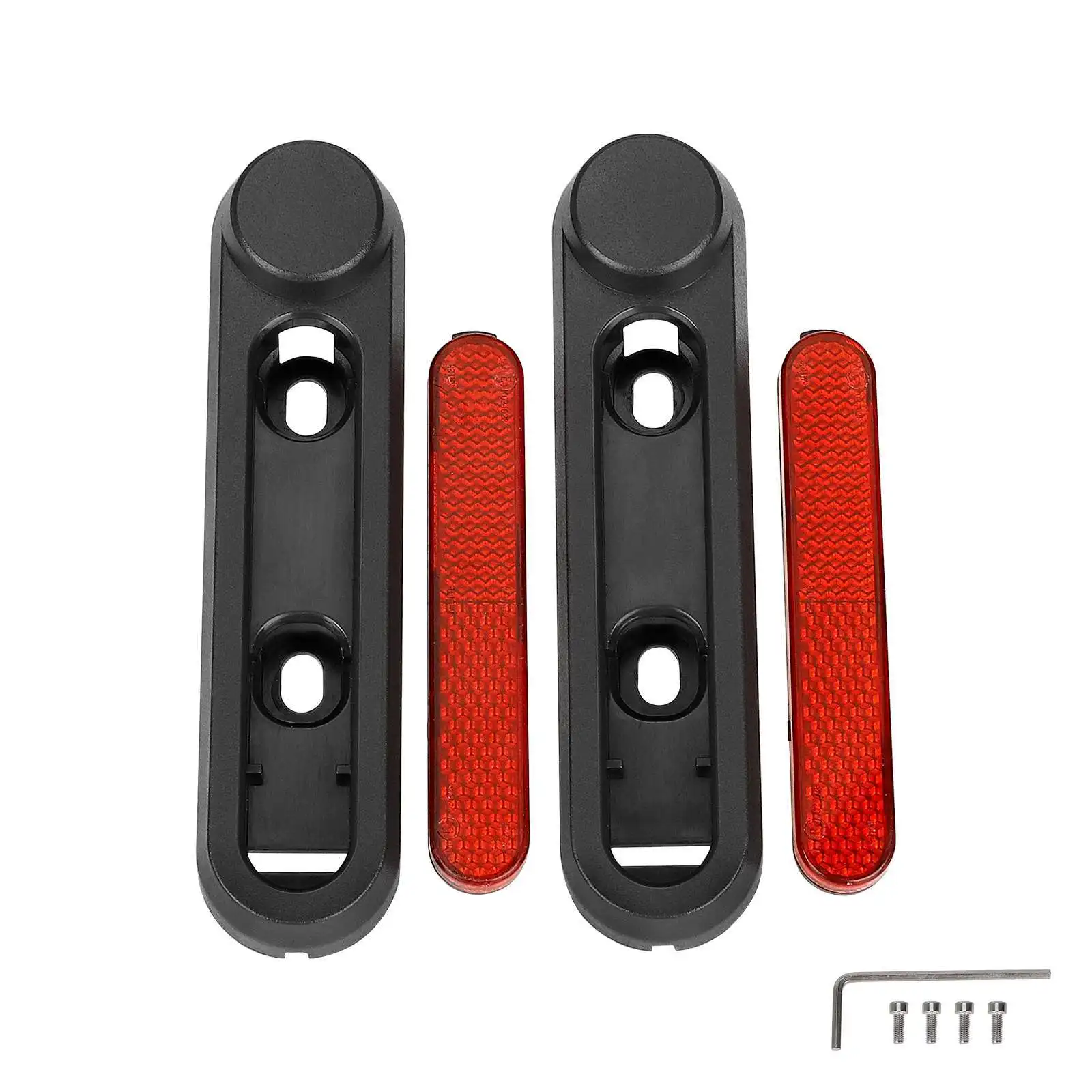 Front Rear Wheel Cover Protect Shell With Reflective Sticker For Ninebot F20 F25 F30 F40 Electric Scooter