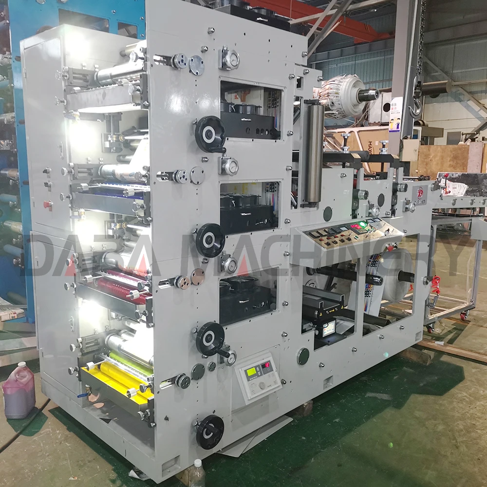 UV flexo printing and die cutting machine for paper cups