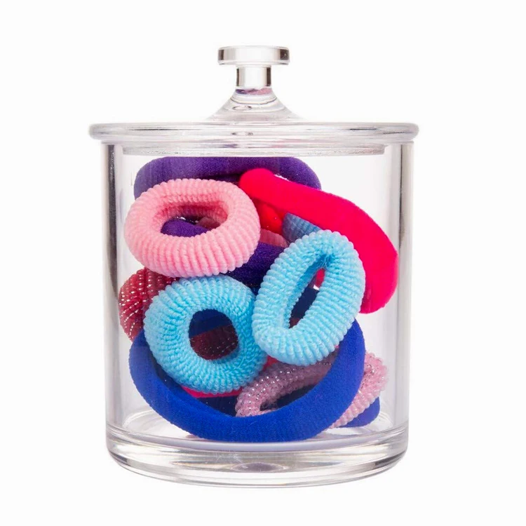 Hot Sale Professional Grade Acrylic Jars Set All-purpose Use Plastic Box with Lids
