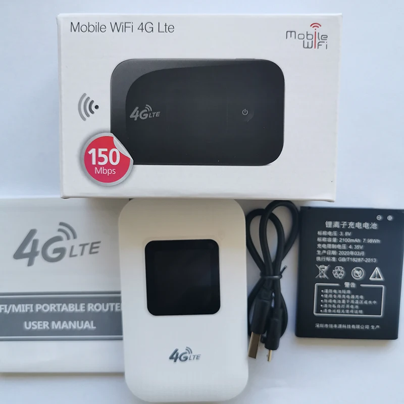 portable wifi router with 2100mAh battery sim card slot wifi hotshot sharing outdoor live streaming pocket routers