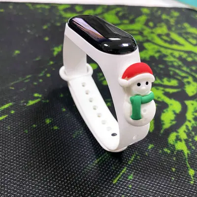 cartoon strap of Xiaomi Mi Band 5 4 3 Strap miband 5 Bracelet Silicone Wristband For xiomi band 5 mi band4 strap Christmas gift