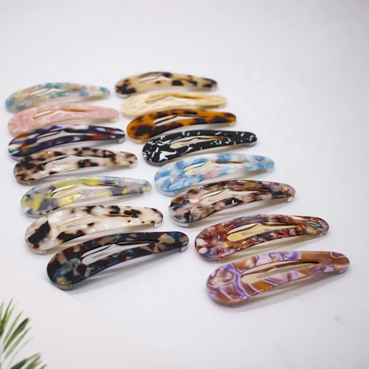 New mini snap popular stock hair accessories clips bb snap hairclips for women