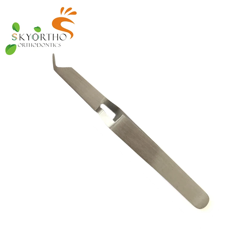 Dental Instrument Orthodontic Brackets Tweezer for Front Teeth and Back Teeth