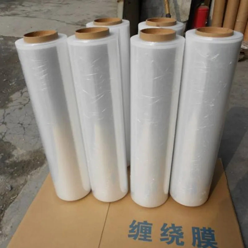 PE Transparent  Wrapping shrink  Film   PE Pallet Packaging  Moisture Proof Clear Machine Stretch film