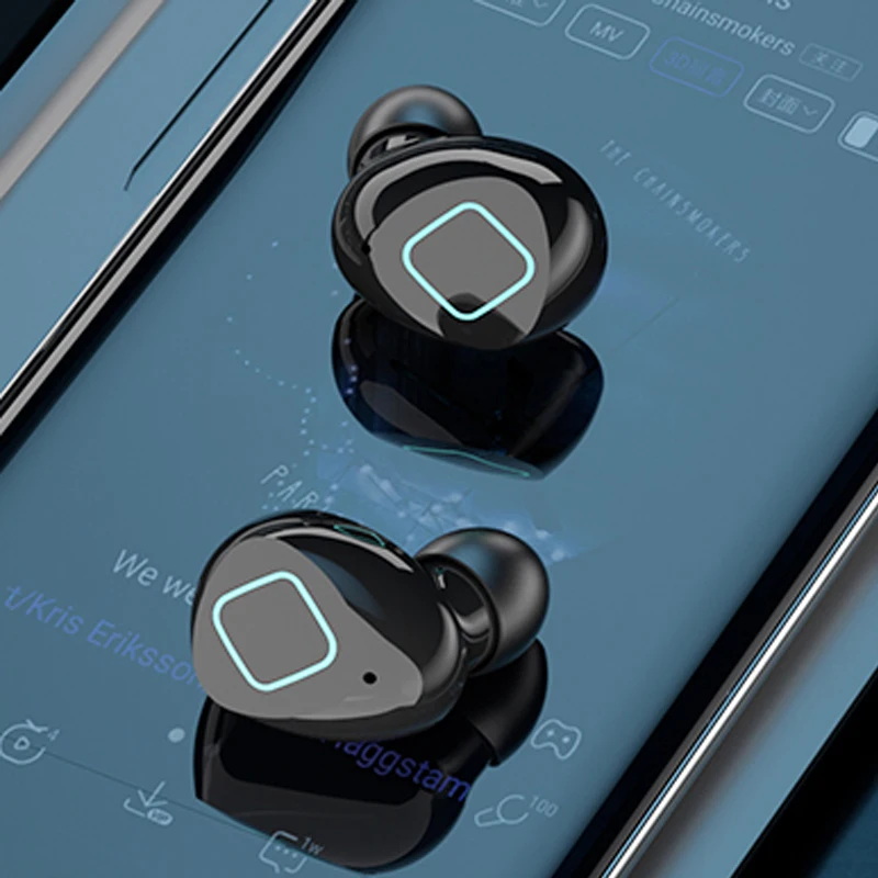 3 In 1 Mini with Power bank 6000mah battery M6 wireless headphones for mobile earphone with speaker