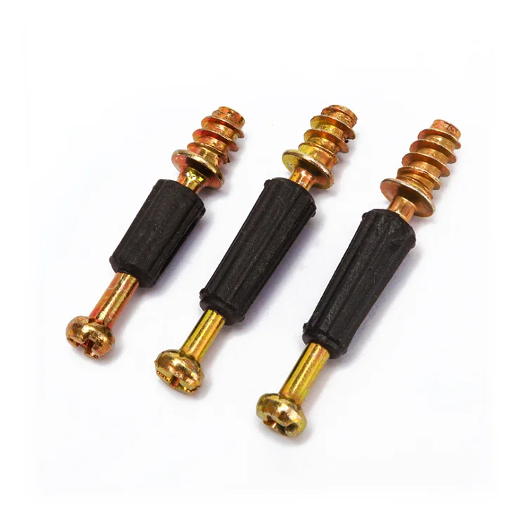 
Furniture fittings connecting bolt with plastic minifix M6 screw 