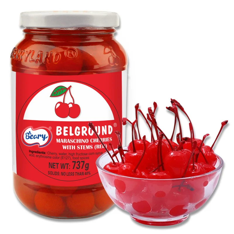 Wholesale canned red color sour cherry
