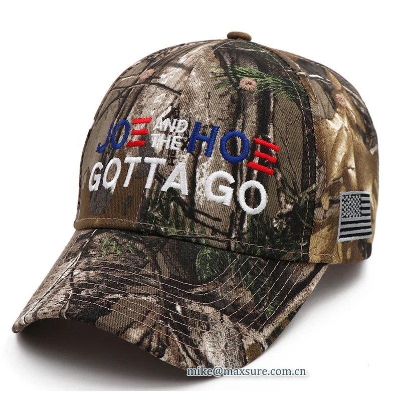Camo USA Voting Baseball Hat Jo and ho Gotta Go Custom Election Campaign Baseball Cap