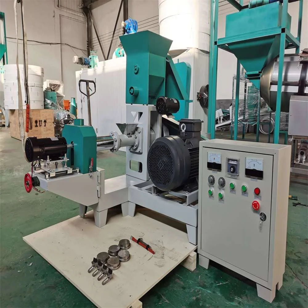 Floating Fish Pellet Machine 0.12-0.15Ton Per Hour Poultry Poultry Feed Production Machine Ornamentall